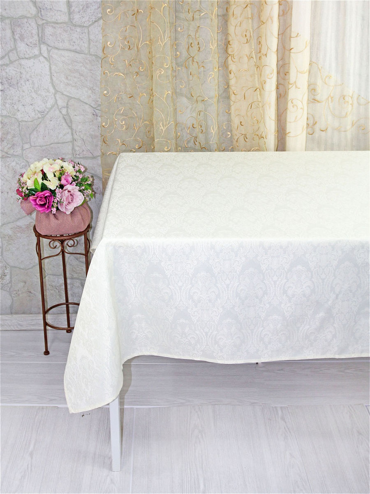 Скатерть из полиэстера 120*160 - купить в интернет-магазине OZON с ...