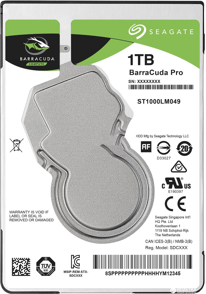 Seagate 1 ТБ Внутренний жесткий диск (ST1000LM049)  #1