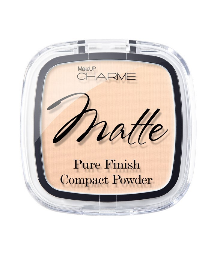 CHARME Пудра для лица компактная Pure Matte тон 101 Фарфор #1