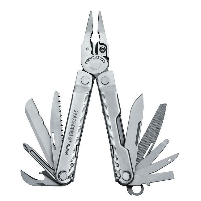 Мультиинструмент Leatherman Rebar с кожаным чехлом #1