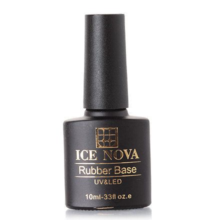 ICE NOVA RUBBER BASE 02 (кауч. самовыравнивающаяся база средней плотности) 10 мл  #1