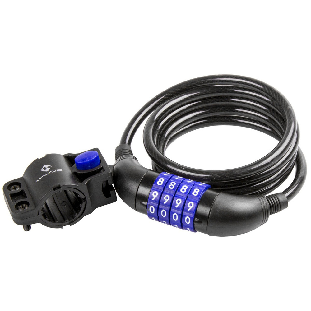 Замок велосипедный M-WAVE DS 8.15 тросовый, 8х1500мм #1