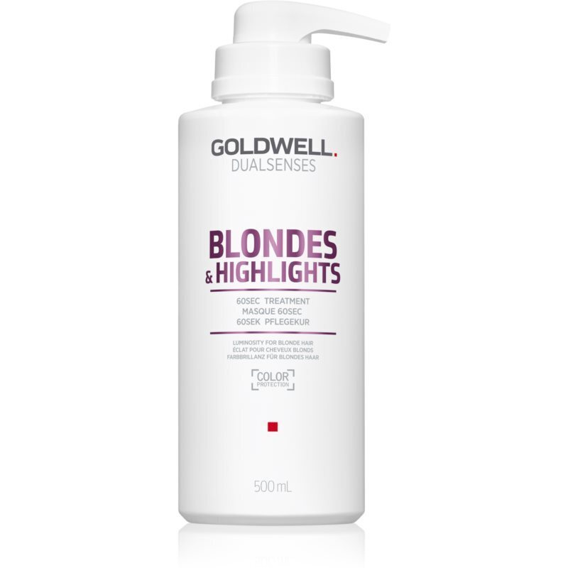 Goldwell Dualsenses Blondes Highlights 60 Sec. Treatment - Интенсивный уход за 60 секунд 500 мл  #1