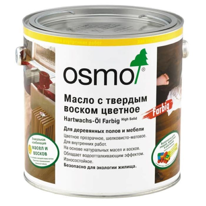 OSMO Масло-воск 0.75 л., мед #1