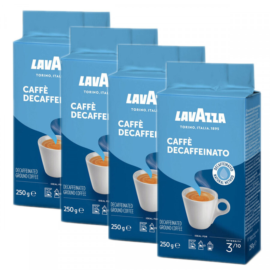 Без кофеина кофе молотый Lavazza Decaffeinato  4 шт по 250 г #1