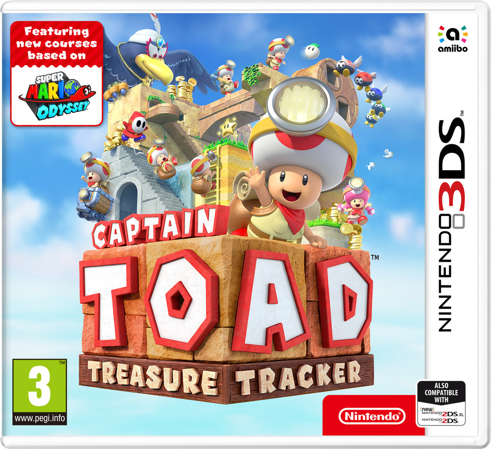 Игра Captain Toad: Treasure Tracker (Nintendo 3DS, Английская версия)  купить по низкой цене с доставкой в интернет-магазине OZON (241586147)