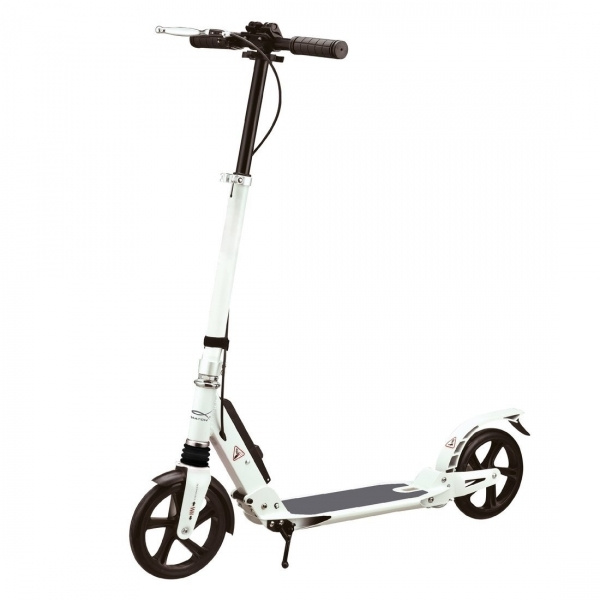 Самокат X-Match ProTec, 100 % алюм., 200 мм PU, 2 аморт., ручной ...