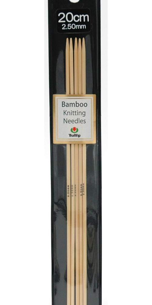 Спицы чулочные "Bamboo" 2,5мм/20см, Tulip, KND080250 #1