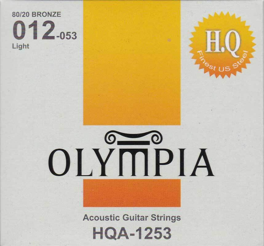 Струны для акустической гитары Olympia HQA1253 Light 12-53 #1