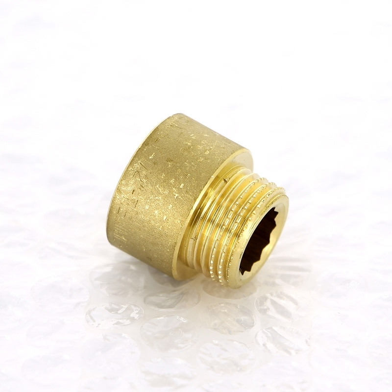 Латунный удлинитель 1/2" 15 мм внутренняя/наружная резьба TIM, SFM022D ...