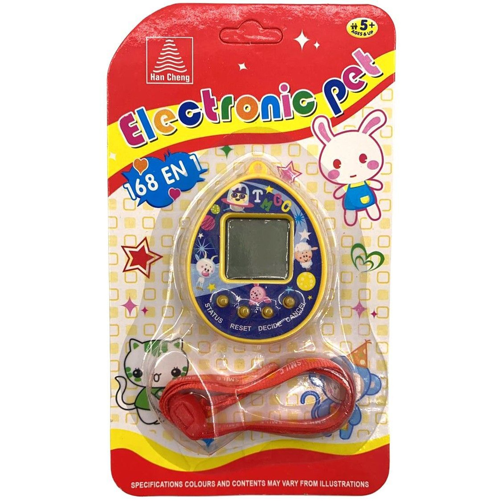 Тамагочи Tamagochi Electronic Pets питомцев 168 в 1 ver.5, желтый #1