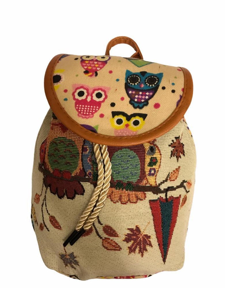 Рюкзак текстильный красочный, легкий и компактный 22х18х10 см. - купить ...