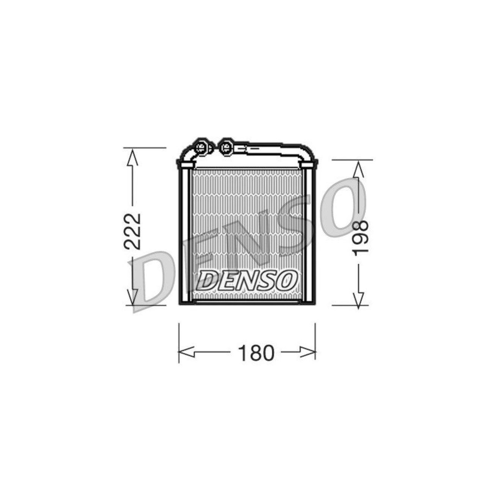 Радиатор отопителя DENSO DRR32005 - DENSO арт. DRR32005 - купить по ...