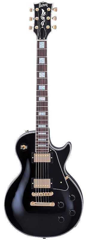 Burny RLC-60 '60MODEL【All Original】 Burny RLC60 BLK Электрогитара, форма корпуса Les Paul, H-H, черная