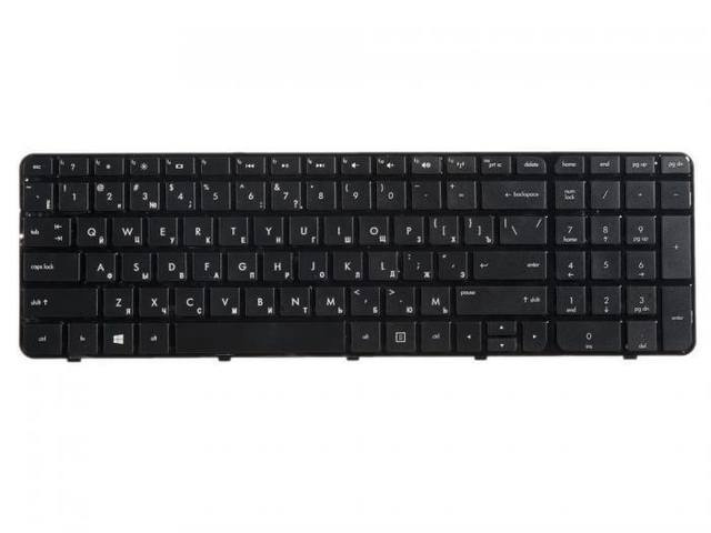 Клавиатура для ноутбука HP Pavilion g7-2000, g7-2110sr, g7-2200sr, g7-2300er, мал. Ентер, черная c рамкой #1