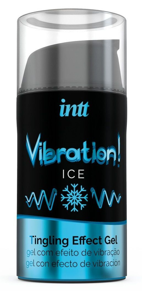 Жидкий вибратор - интимный гель крем с эффектом вибрации Vibration! Ice INTT  #1