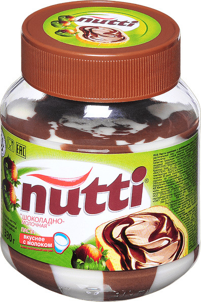 Шоколадно-Молочная Паста Нутти 700 г., NUTTI паста с какао, стекляная банка, РОССИЯ  #1