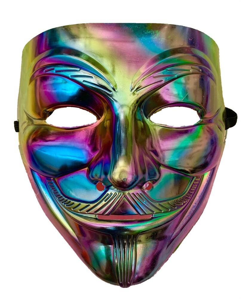 Маска Вендетта Гая Фокса хамелион/ Маска Анонимус / Карнавальная маска ...