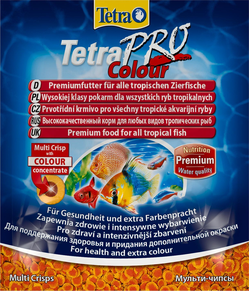 Tetra Pro Color Crisps / Корм-чипсы Тетра для улучшения окраса всех ...