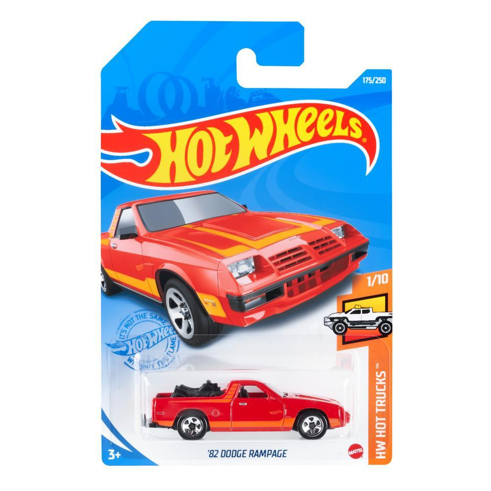 GRY94 Машинка металлическая игрушка Hot Wheels коллекционная модель 82 DODGE RAMPAGE  #1