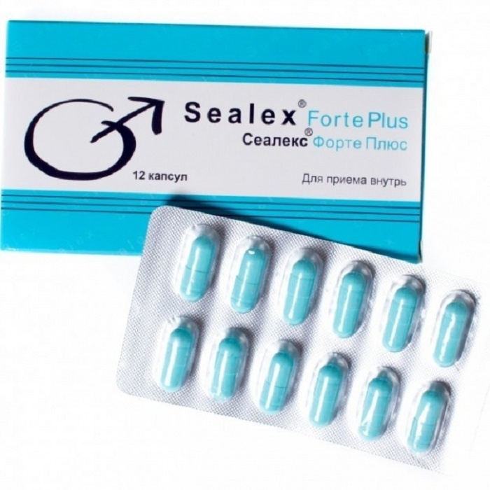 Таблетки для мужской потенции Сеалекс Форте Плюс Sealex Forte Plus (12 табл.)  #1