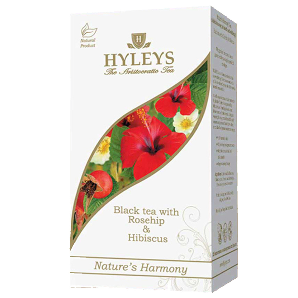 Чай черный HYLEYS / Хейлис Гармония природы с шиповником и каркаде 25 пак * 1,5 г  #1
