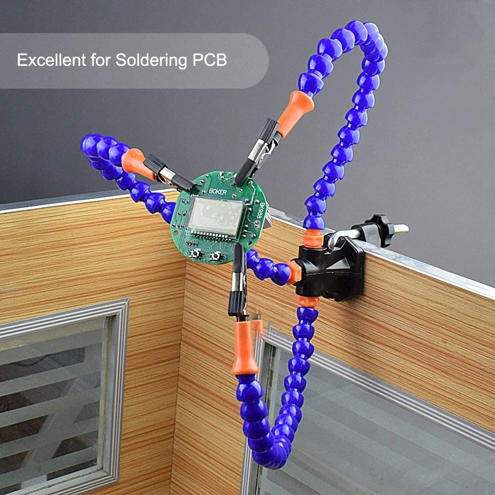 Настольные тиски Сварочный стол с 3 гибкими рычагами для пайки - купить ...