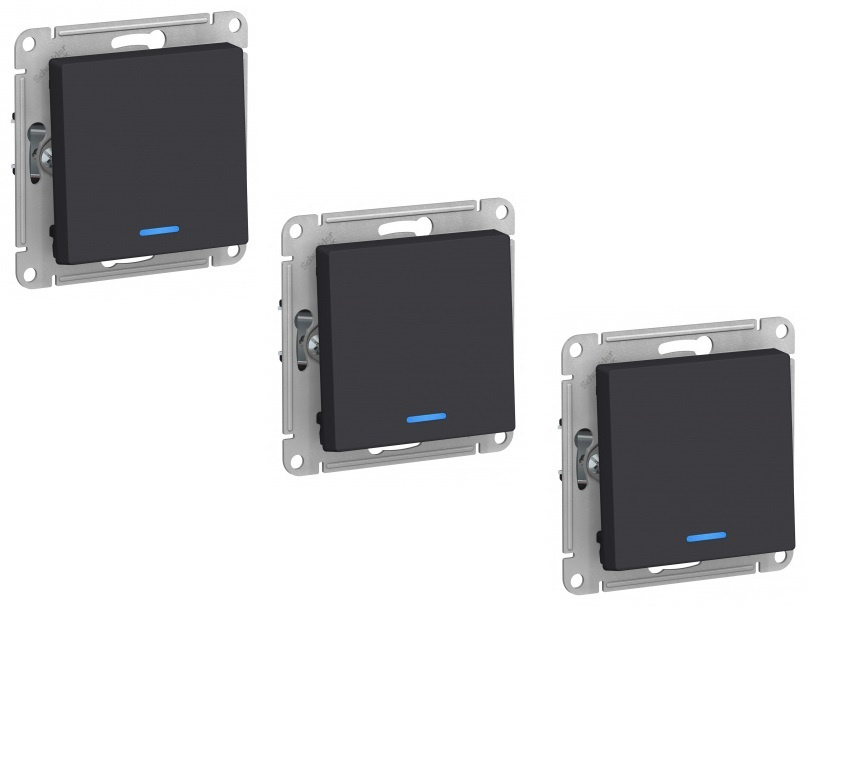 Выключатель Systeme Electric, клавиш 1 шт, монтаж Скрытый - купить с ...