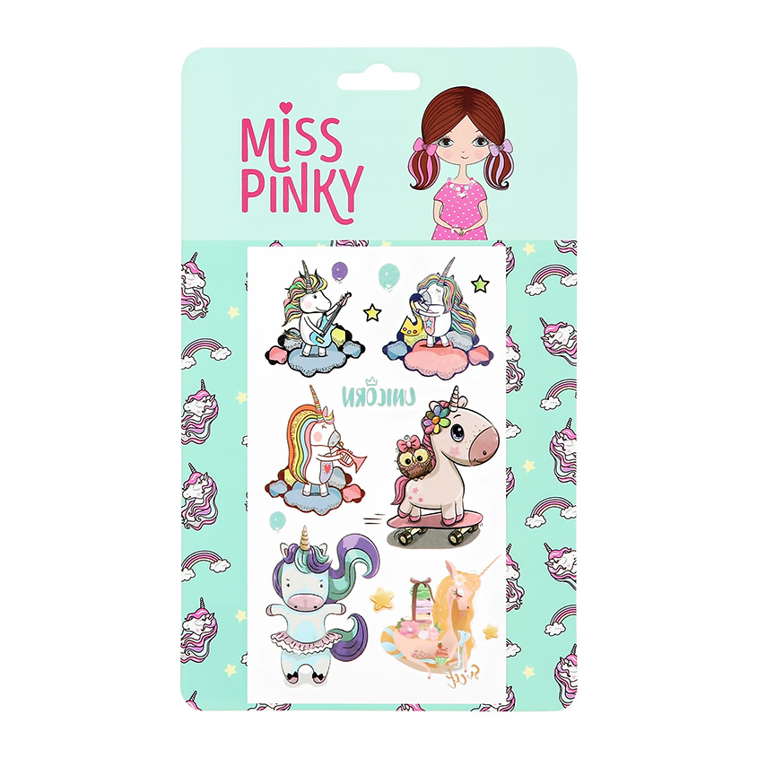 Татуировки переводные MISS PINKY 9,5x5,7 #1