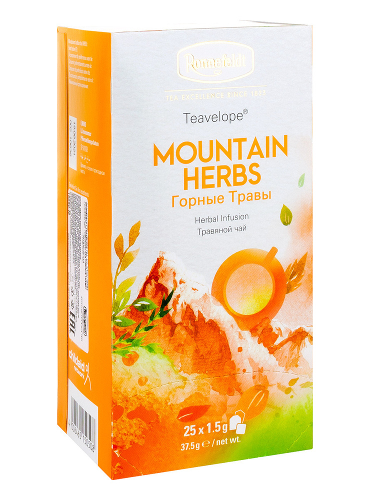 Чай Ronnefeldt Mountain Herbs / Роннефельд Горные травы 25 пак - купить ...