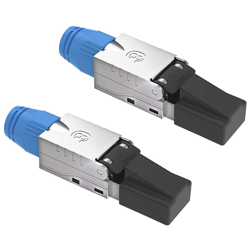 Разъем Cat8 RJ45 без инструментов для установки кабеля Cat7A Cat7 Cat6A ...