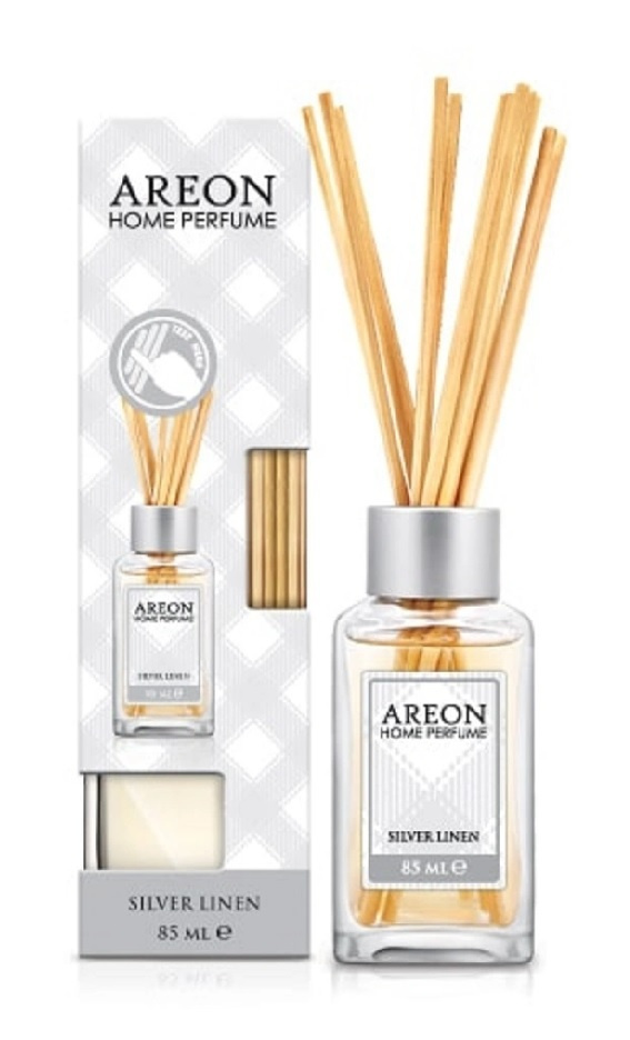 Ароматизатор AREON флакон 85мл HOME PERFUME STICKS 85ML SILVER LINEN PS12 #1