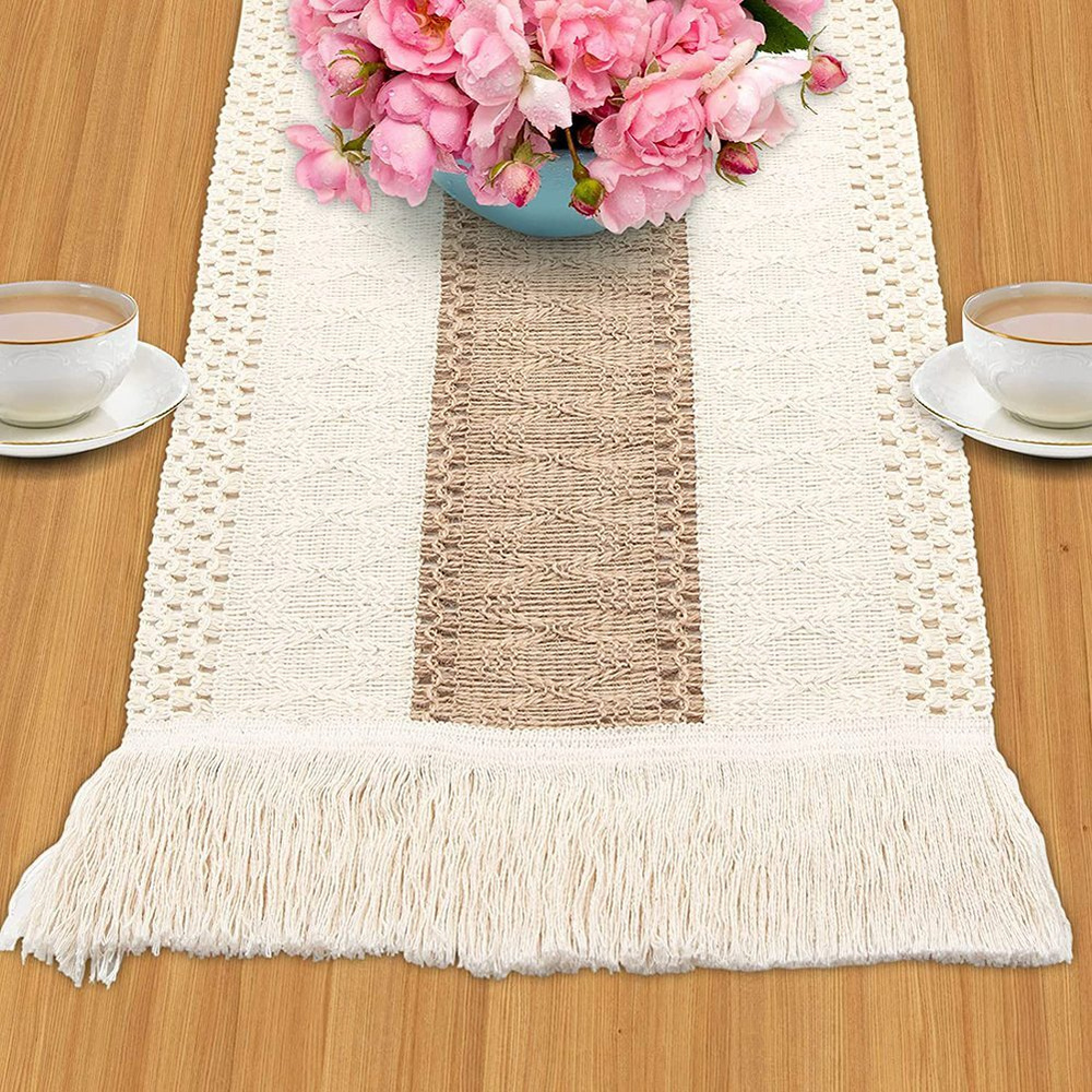 Сельский дом Boho Table Runner, для украшения обеденного стола 180см  #1