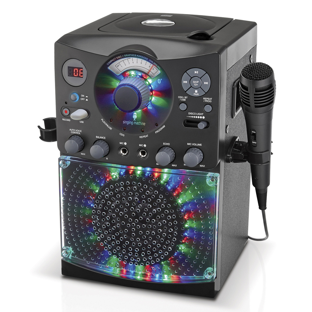 Караоке система с LED Disco подсветкой, музыкальная колонка караоке ...