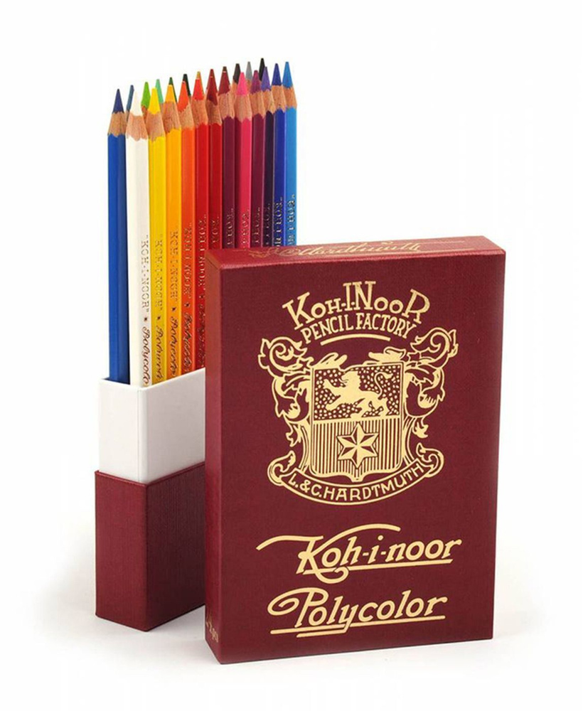 Карандаши цветные 24 цвета Koh-i-Noor Polycolor Retro Limited Edition ...
