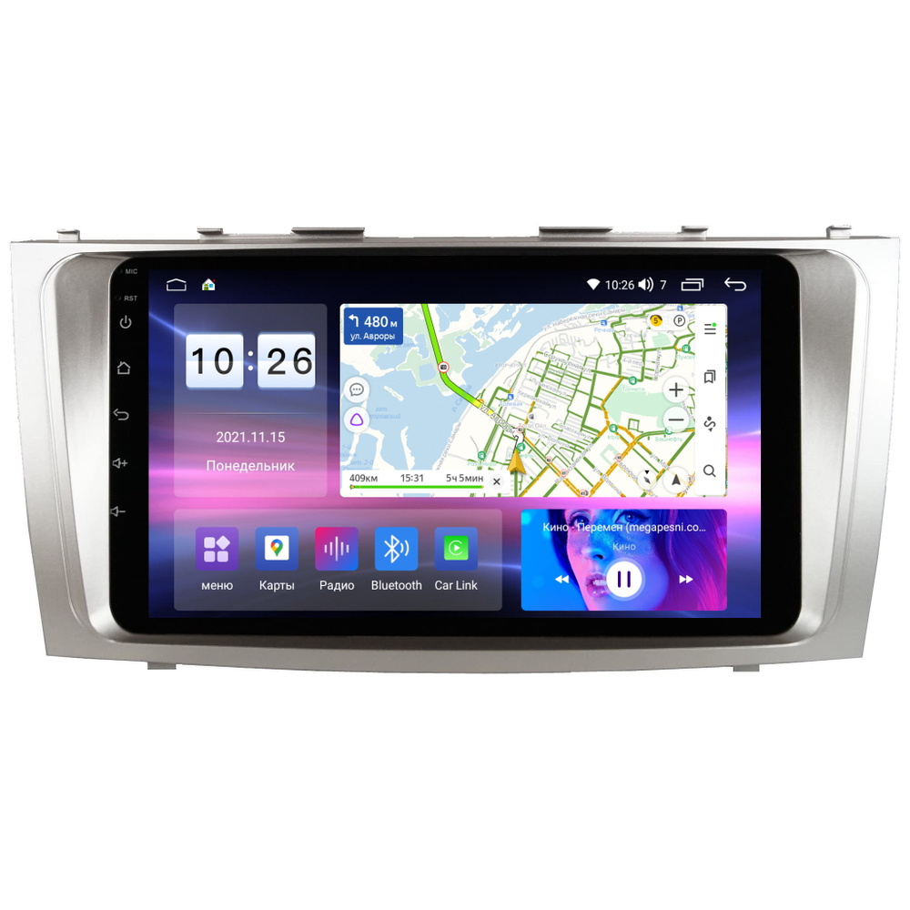 Магнитола CRS-300 M200S Тойота Камри 2006-2011 Toyota Camry 40 - Android 13  - IPS - CarPlay - 8 ядерный процессор - DSP звук - 4G2 DIN - купить в  интернет-магазине OZON с доставкой по России (457054350)