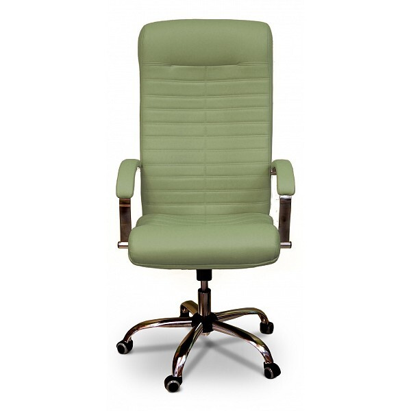 Креслов Игровое компьютерное кресло, Экокожа, зеленая,светлая  #1