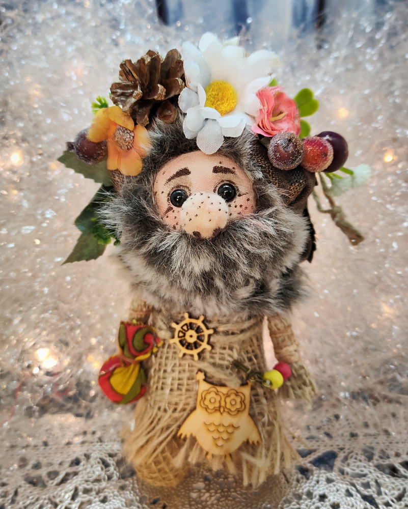 Домовой на подвеске "на Удачу!", 14-15 см. Домовой в машину. - купить ...