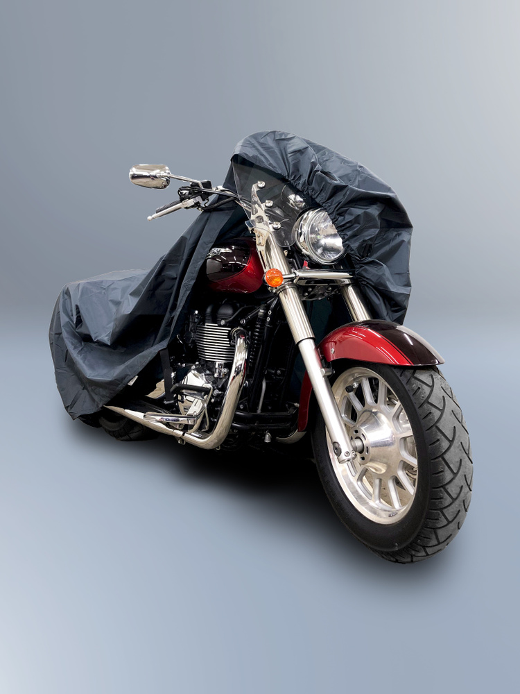 Чехол для уличного хранения мотоцикла, размер XL, цвет графит, Petko  #1