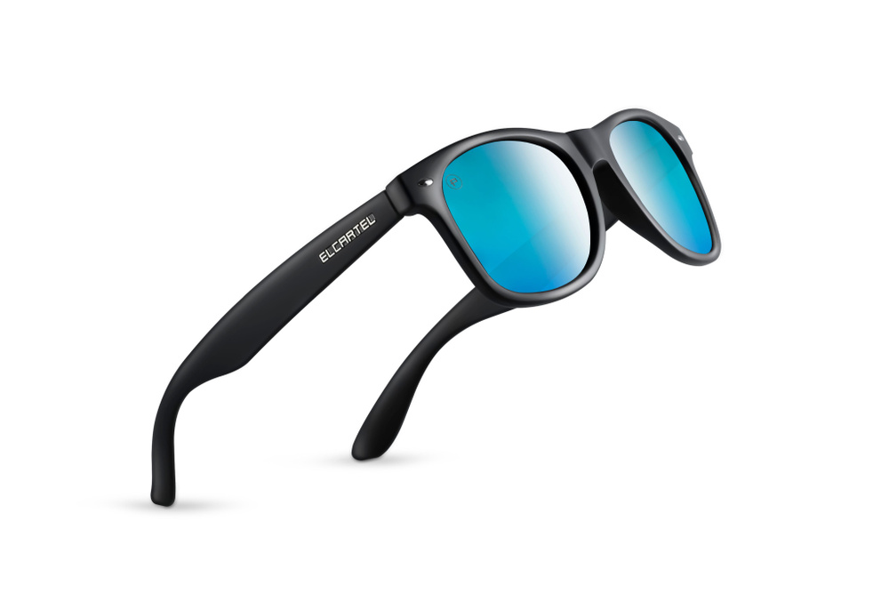 KAR Wayfarer Light Blue Polarizing filter tech Matte/Очки поляризационные/Очки солнцезащитные женские #1