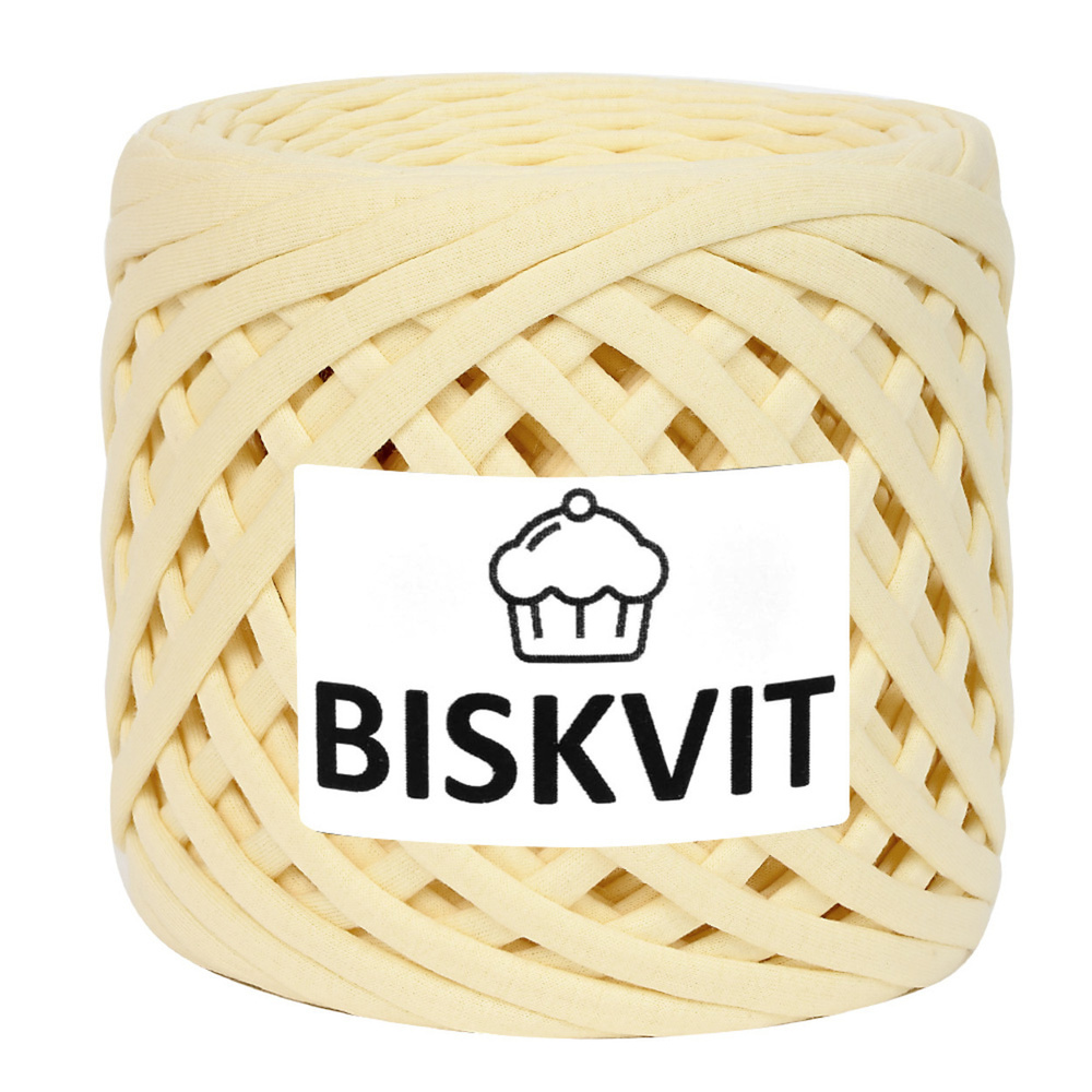 Пряжа Biskvit, 330г, 100м, 100%хлопок, (Экрю) (1 шт.) #1