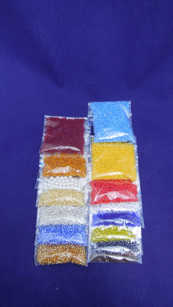 Комплект чешского бисера предназначен для схемы Схема на ткани для ...