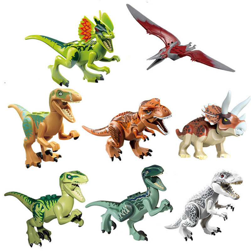 все лего динозавры из парка юрского периода