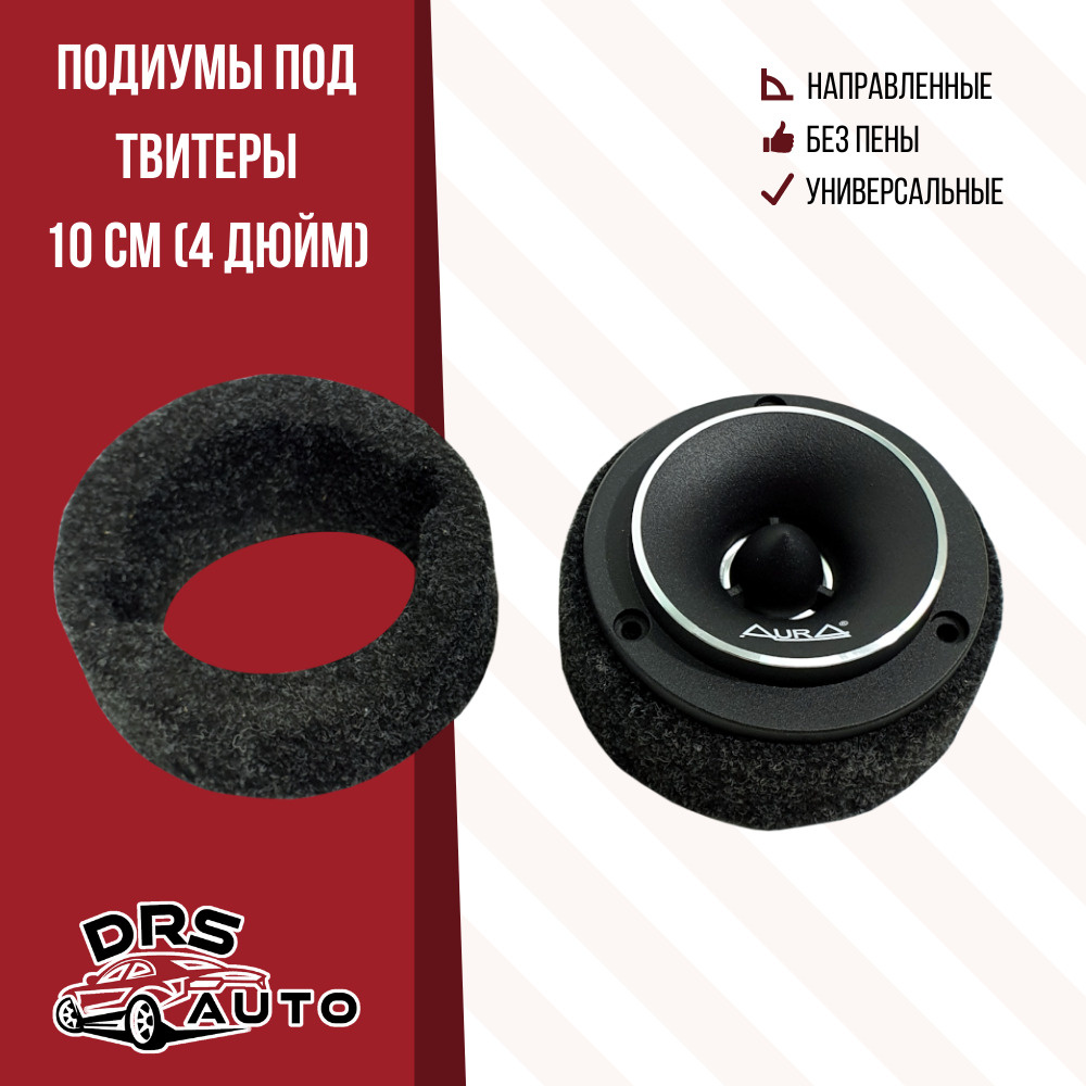 Подиумы под твитеры ВЧ 10 см рупора (пищалки) / направленные / без пены ...