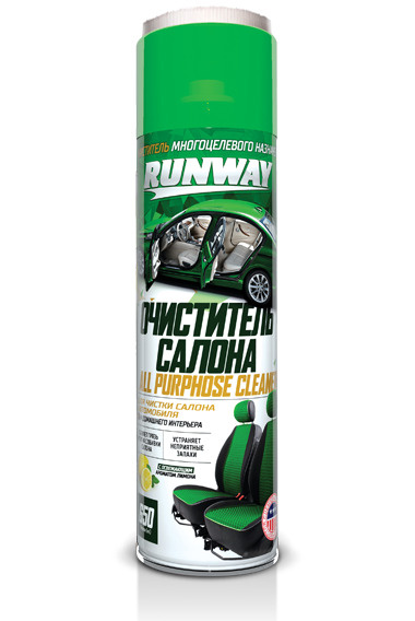 Очиститель салона пенный RUNWAY 650 мл. купить на OZON по низкой цене ...