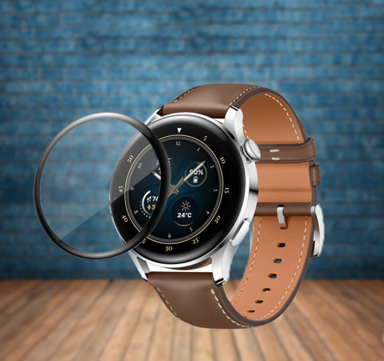 Защитная пленка MyPads Tape для умных смарт-часов HUAWEI Watch 3 глянцевая  #1