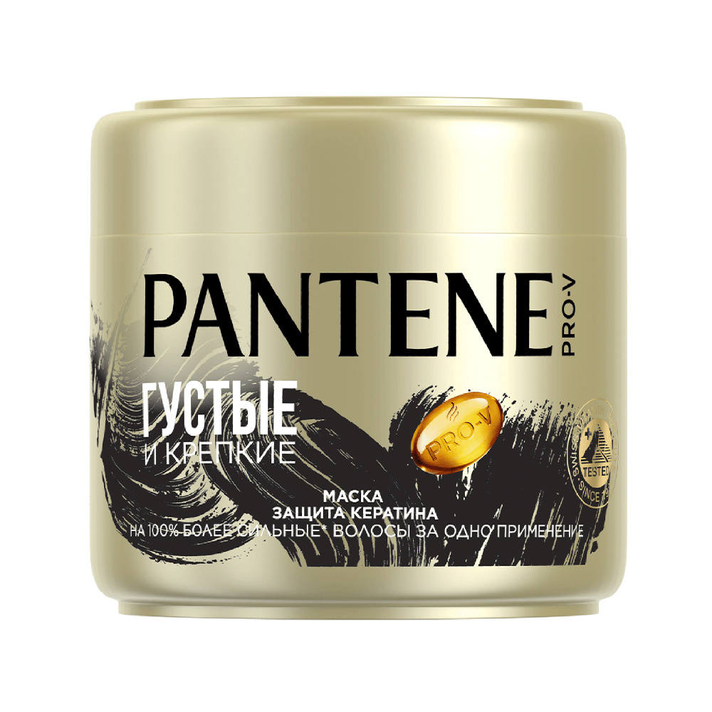 PANTENE Pro-V Маска для волос Густые и крепкие Защита кератина, для тонких и ослабленных волос 300 мл #1