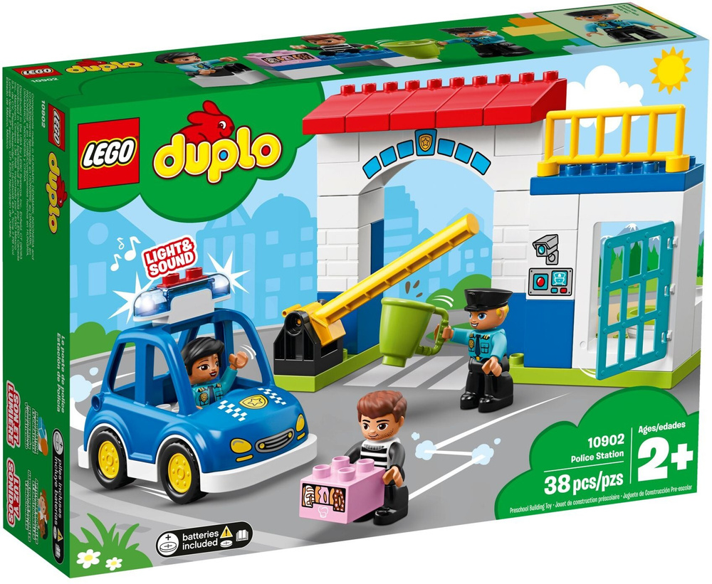 Конструктор LEGO DUPLO 10902 Полицейский участок - купить с доставкой по  выгодным ценам в интернет-магазине OZON (442049415)