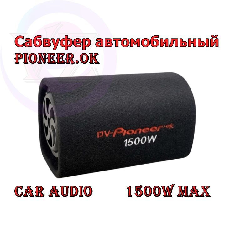 Автомобильный Сабвуфер 6 дюймов 1500W / Активный Сабвуфер 6" DV Pioneer.Ok DV-6 1500W  #1