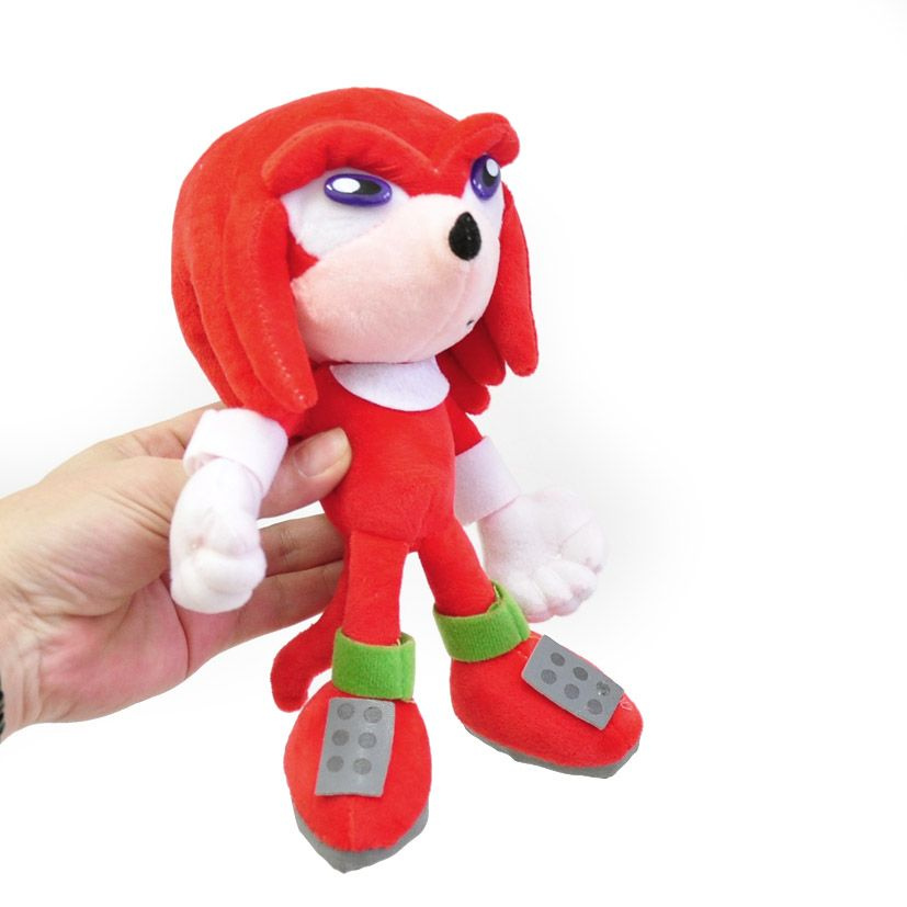 Мягкая игрушка ехидна Наклз 20 см / Knuckles the Echidna из серии Соник, красный  #1